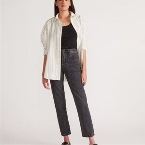 NEW NWT Everlane the '90s Cheeky Jean washed black jeans